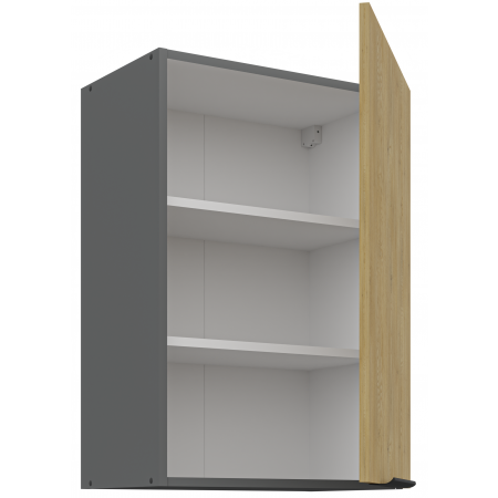 Szafka kuchenna górna 50 cm CREMA dąb cremona / antracyt 50 G-72 1F